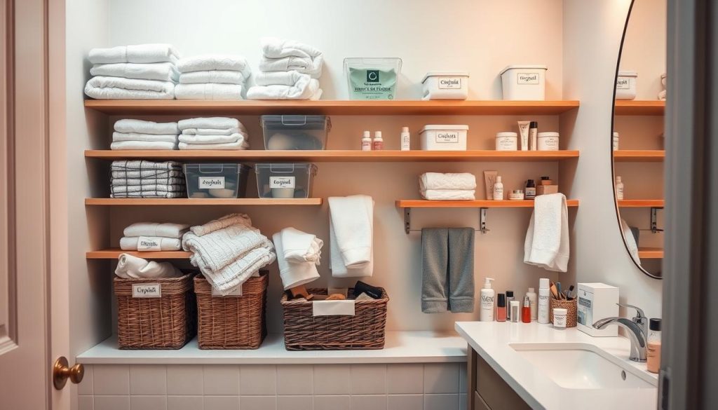 bathroom organization tips