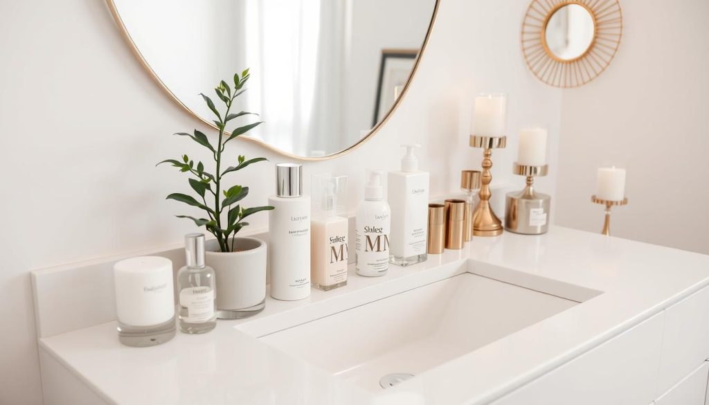 bathroom vanity organization