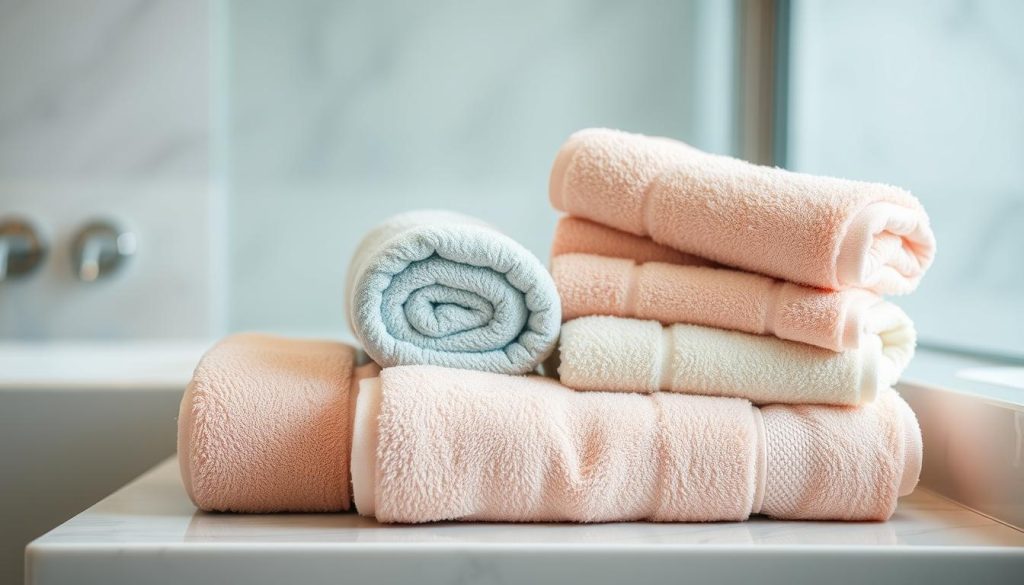 luxury towels color coordination