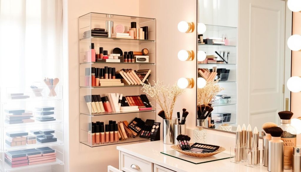 makeup storage ideas for the bathroom