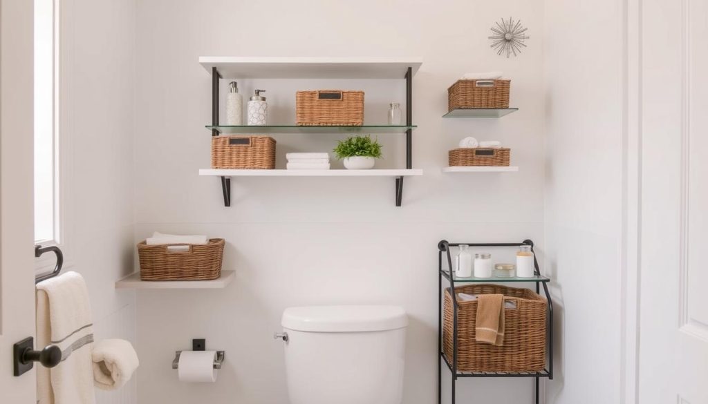 over-the-toilet organizers