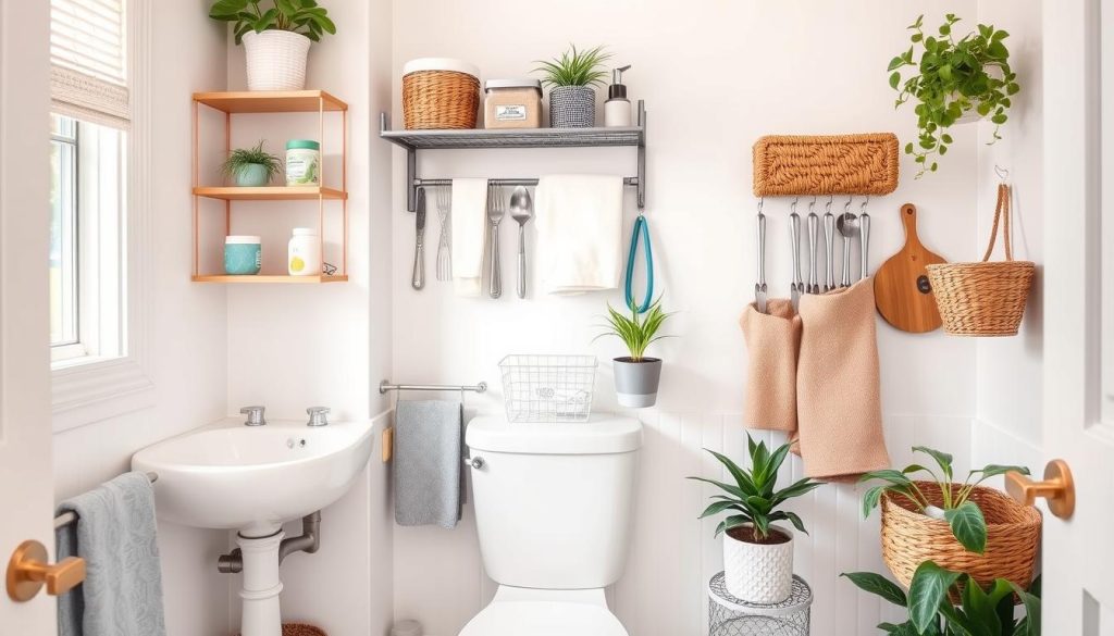 small bathroom organizing hacks