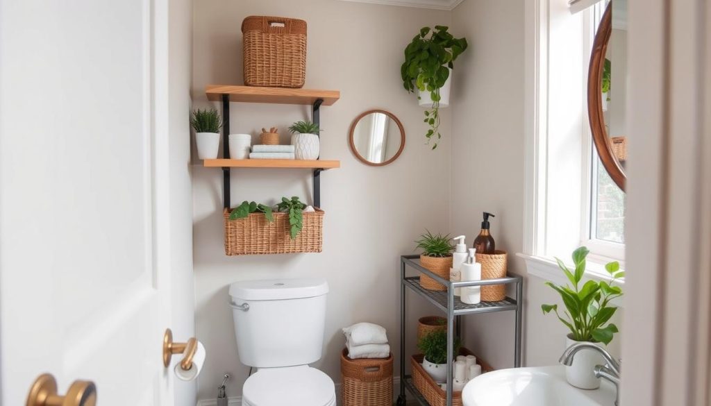 small bathroom storage solutions