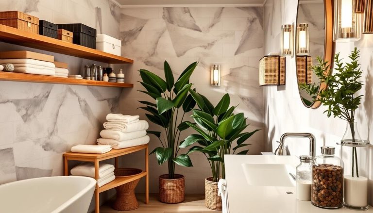 Aesthetic Touches for Bathroom Organization