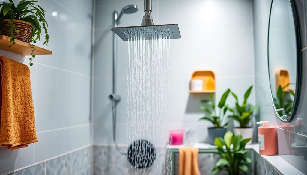 Budget-friendly bathroom decor showerhead