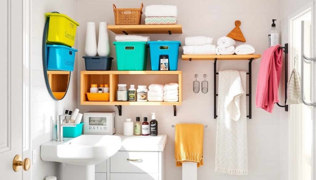 Budget-friendly bathroom organizers