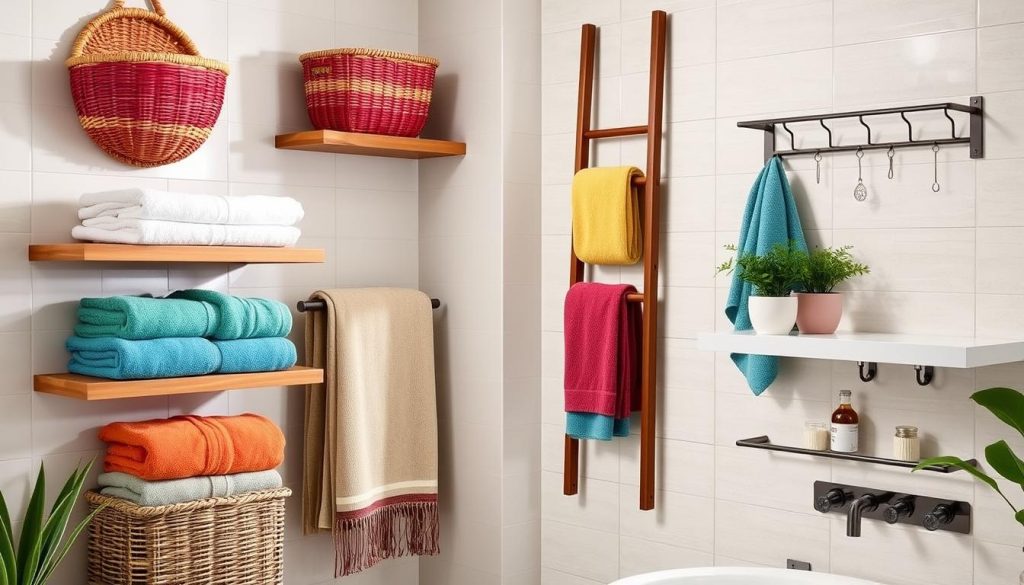 Creative towel storage solutions