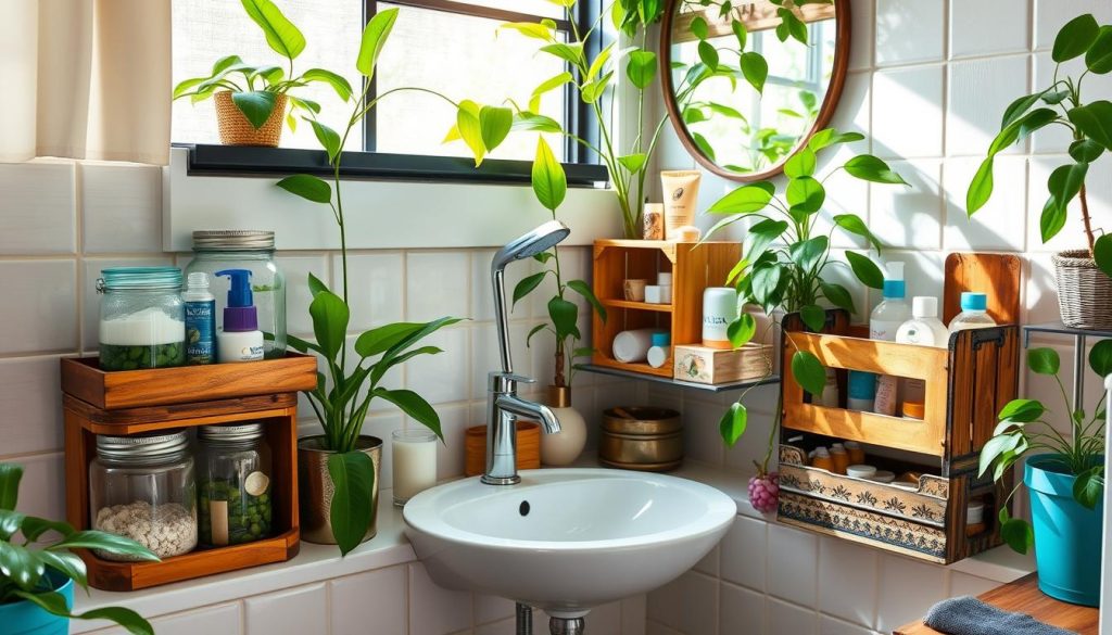 Eco-friendly bathroom accessories