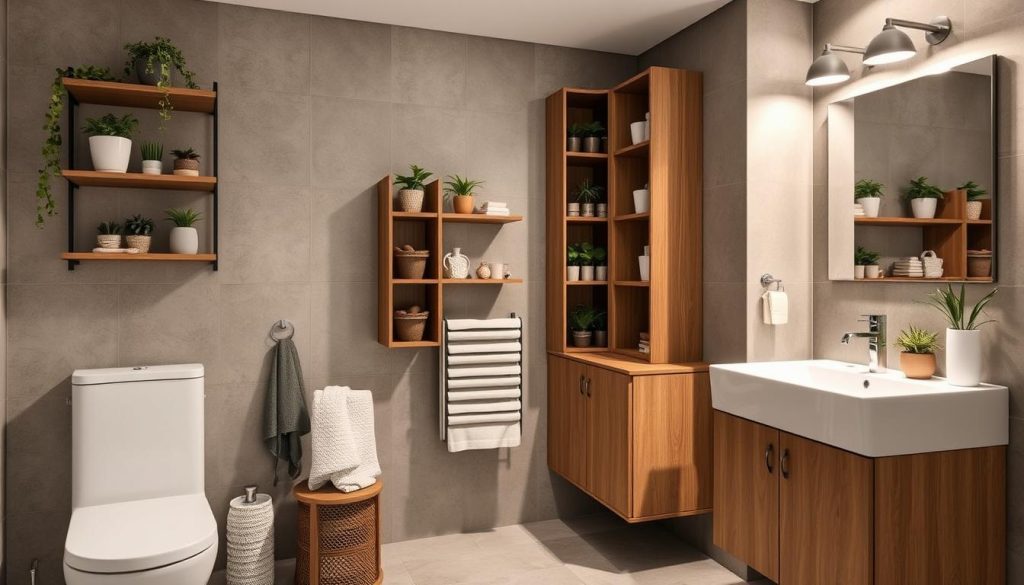 Innovative bathroom storage solutions