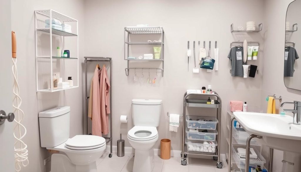 Innovative bathroom storage solutions for renters