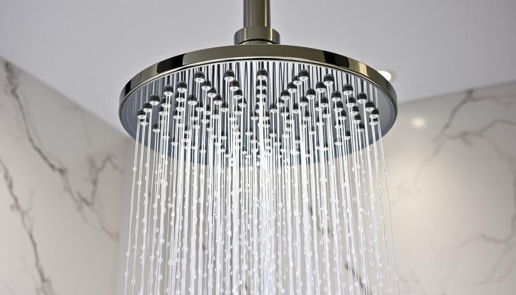 Luxury rainfall showerhead