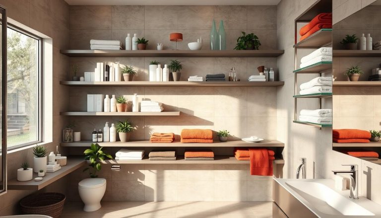 Maximize Your Bathroom Space with Shelves