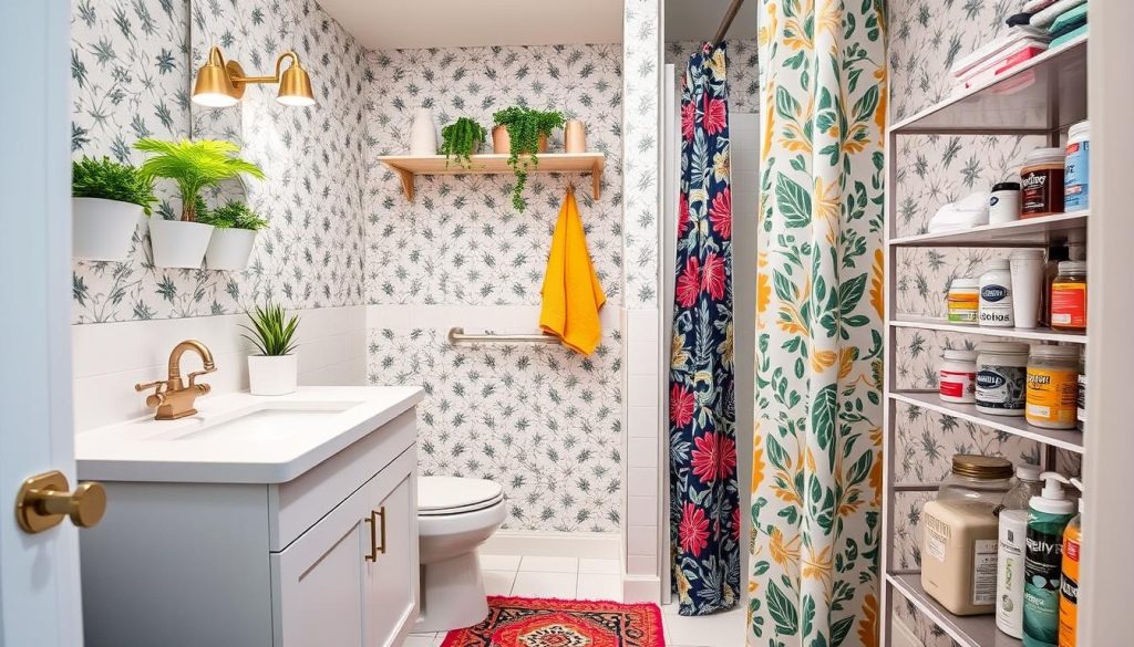 Renter-friendly bathroom solutions