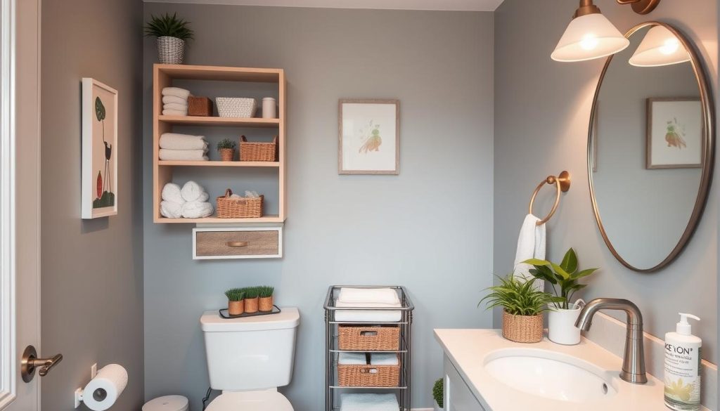 Small bathroom storage solutions