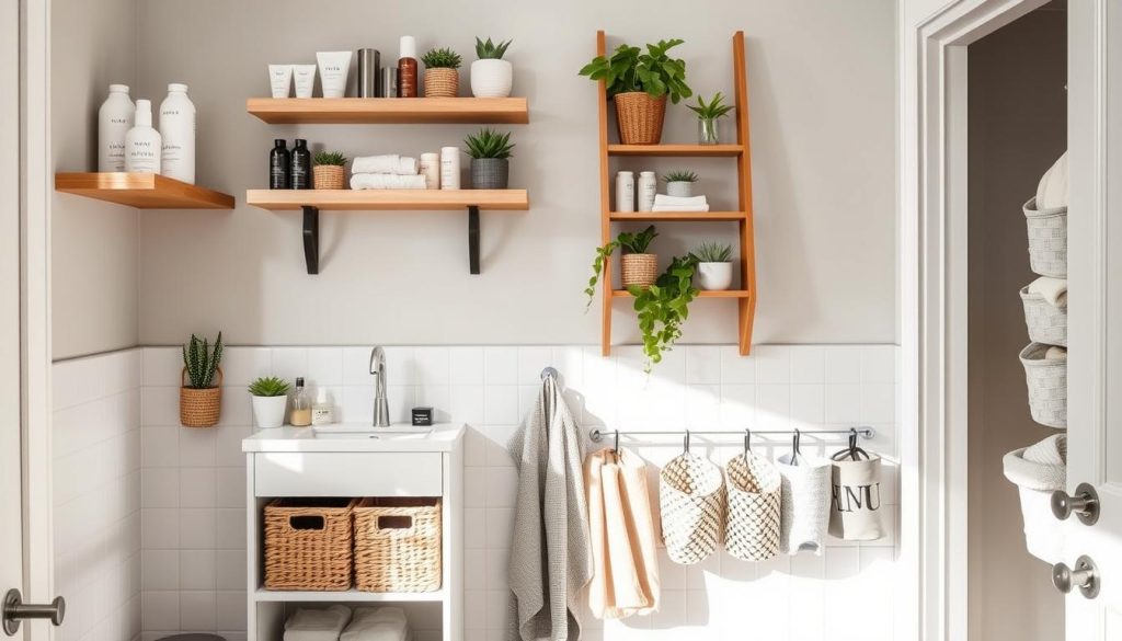 Small bathroom storage solutions