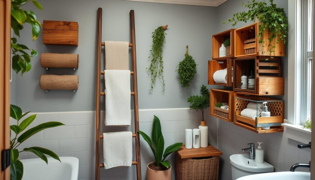 Unconventional bathroom storage ideas