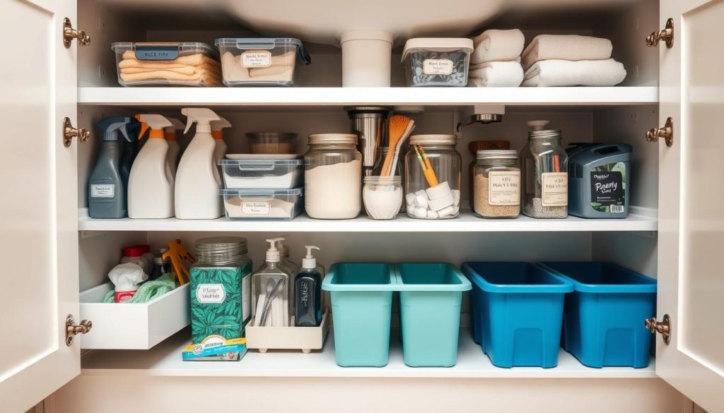 Under-sink decluttering tips