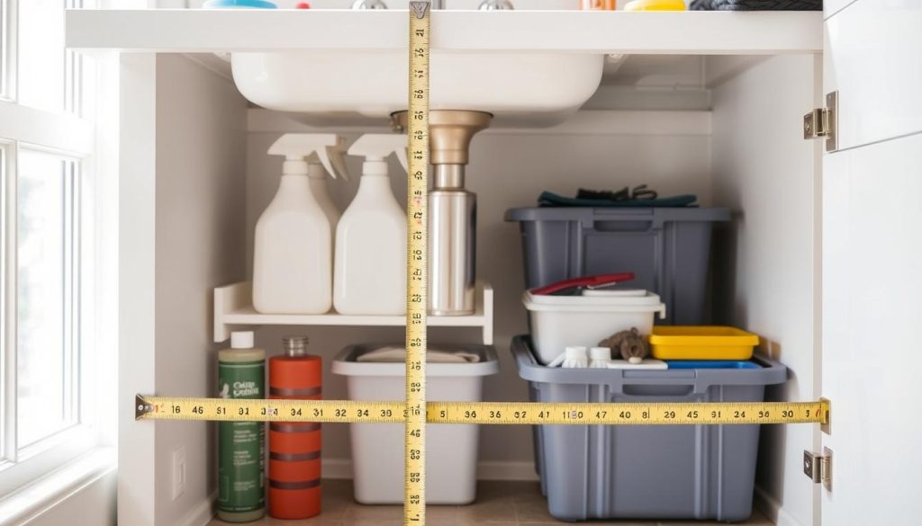 Under-sink measurements