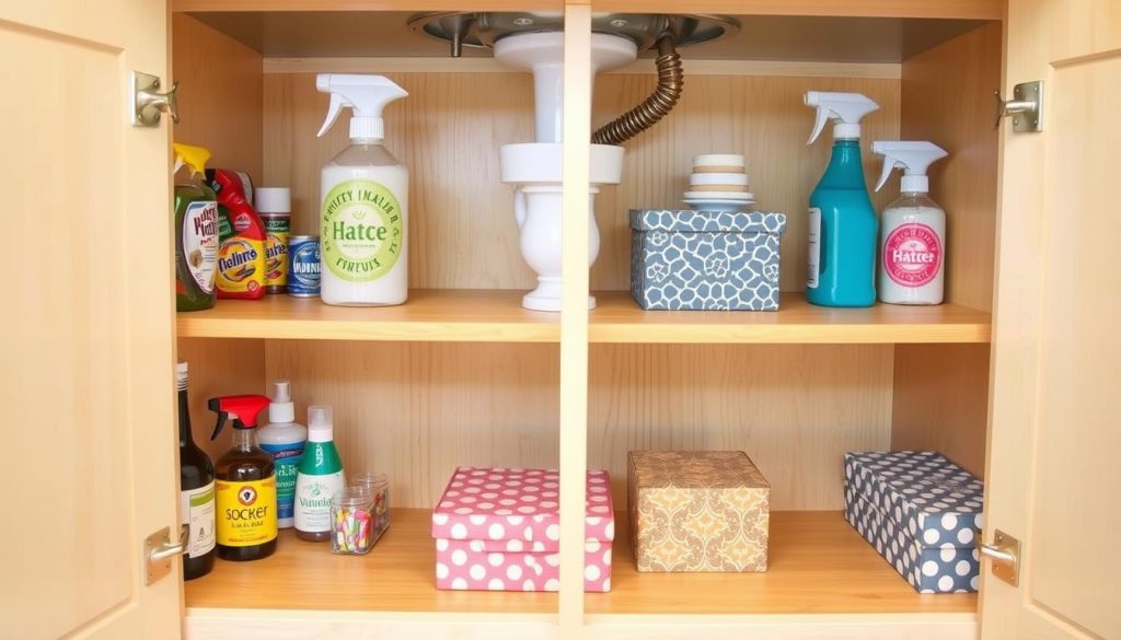 Under-sink shelf liners for cabinet protection