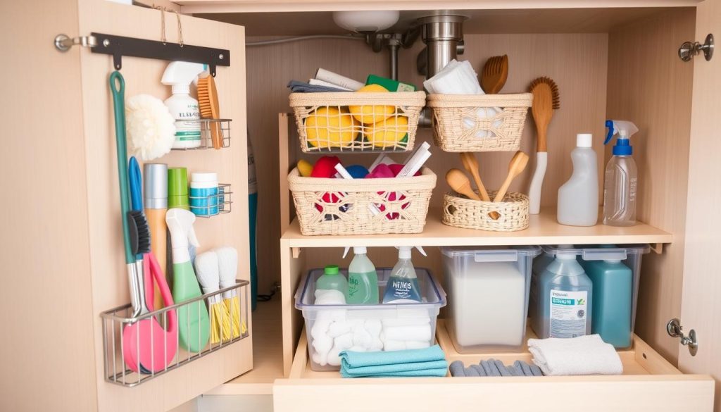 Under-sink storage hacks