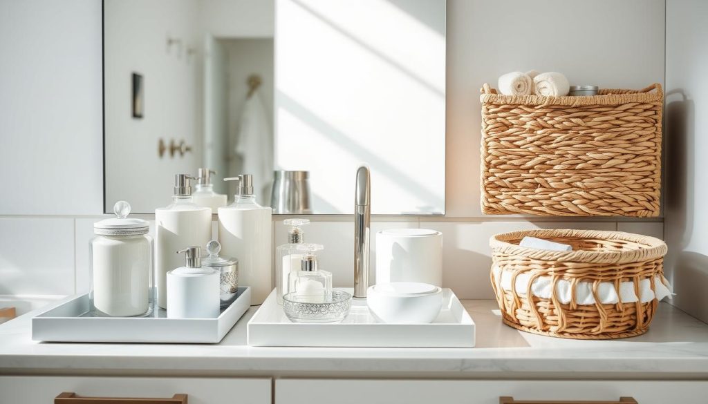 bathroom countertop storage solutions