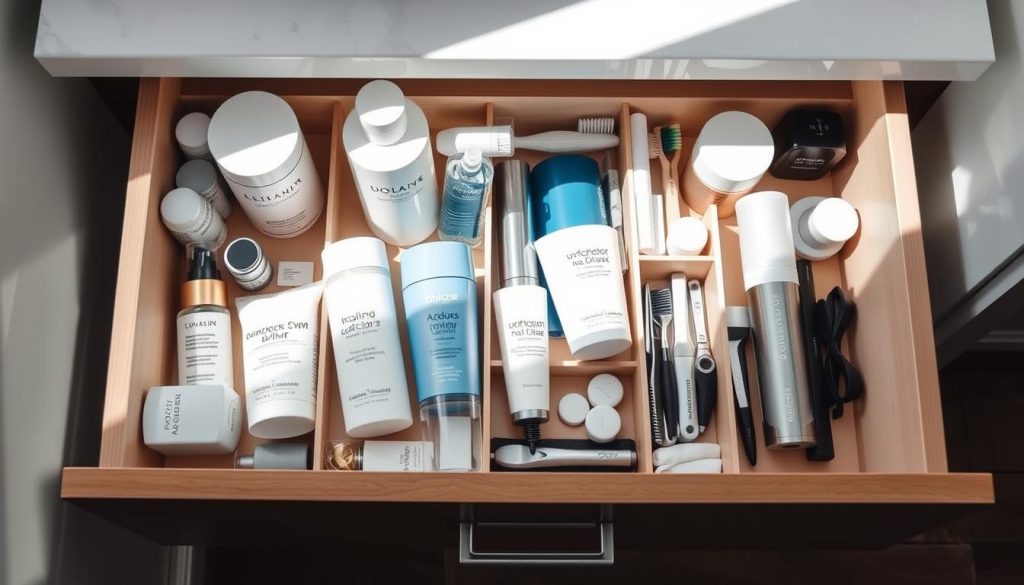 bathroom organization techniques