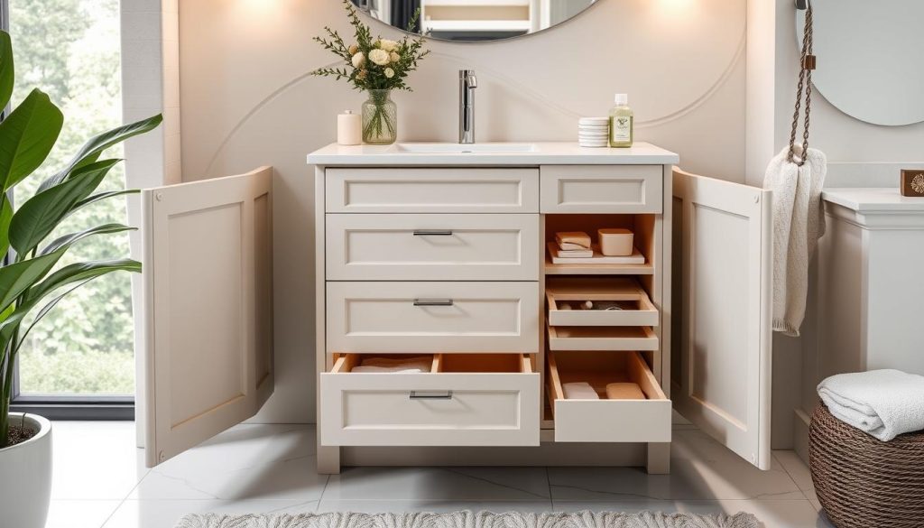 bathroom vanity storage