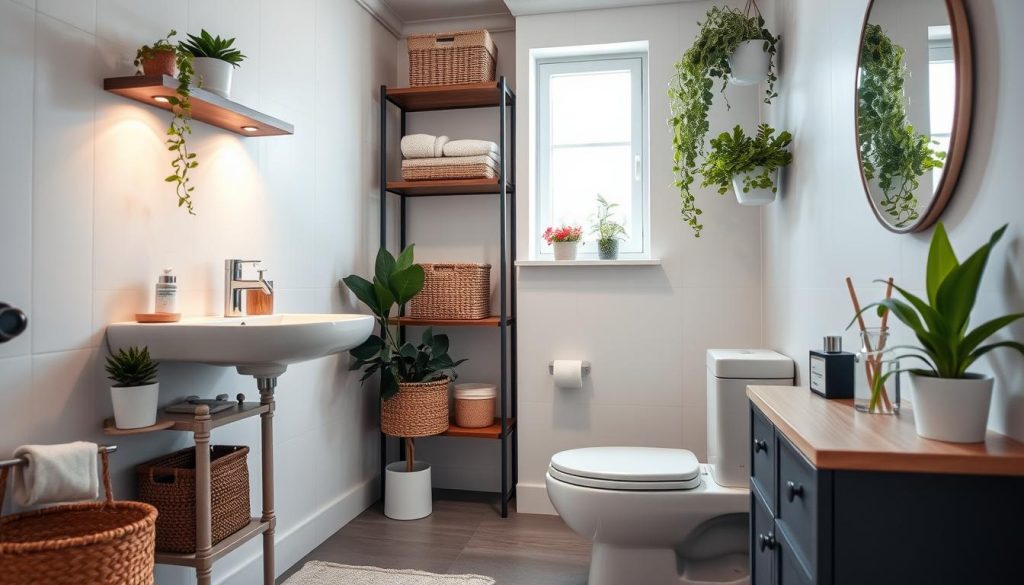 small bathroom storage